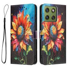 Motorola Edge 70 Fodral Med Tryck Solros