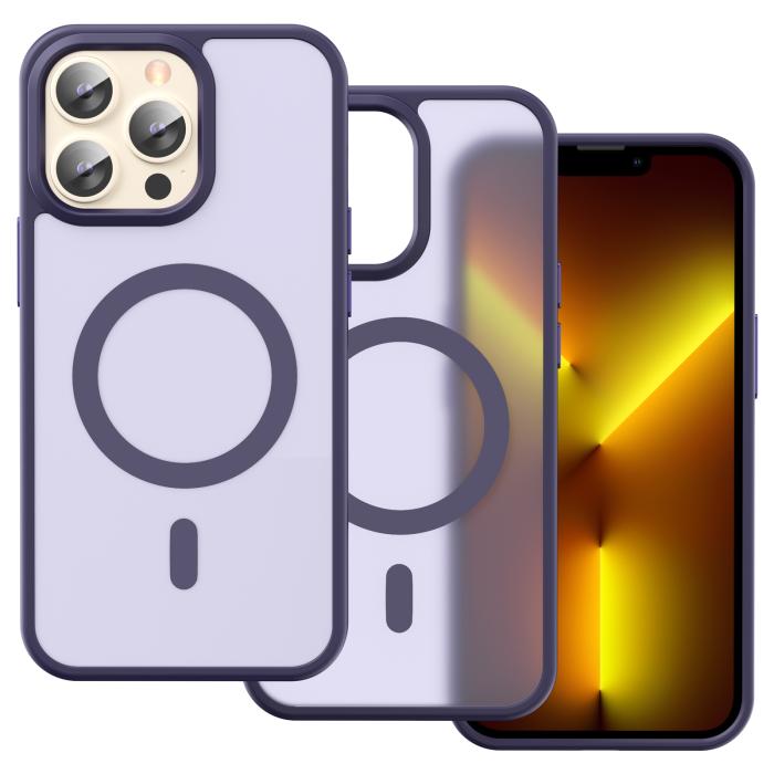 Bild 2, ColorPop iPhone 13 Pro Max Skal CH MagSafe Matt Lila