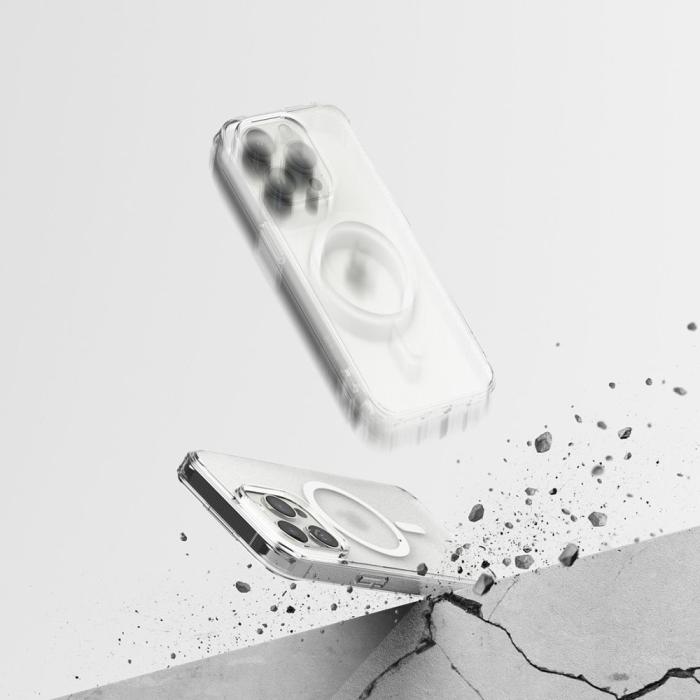 Bild 6, Ringke iPhone 15 Pro Skal MagSafe Fusion Matt Transparent