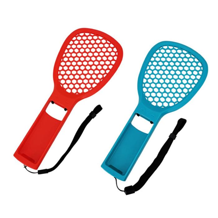 Bild 1, KJH 2 st Tennis Racket för Nintendo Switch Röd/Blå