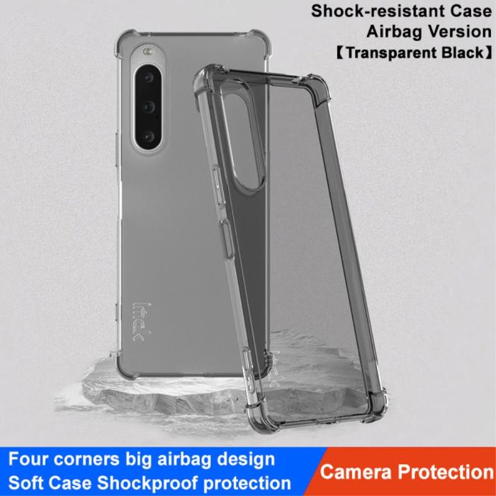 Bild 2, IMAK Sony Xperia 10 V Skal Airbag Shockproof Tonad Svart