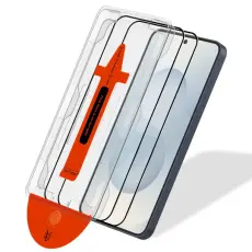 [2-PACK] Samsung S23 / S22 Sk&auml;rmskydd I H&auml;rdat Glas - Med Monteringsram