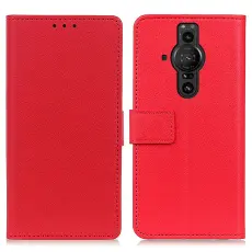 Sony Xperia Pro-I Fodral Läder Röd