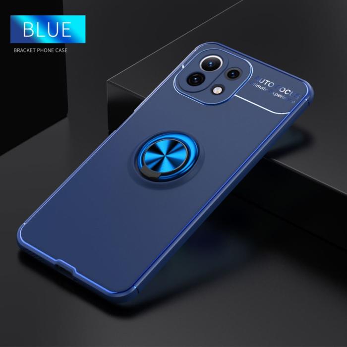 Bild 2, Xiaomi Mi 11 Lite - Ring Skal - Blå