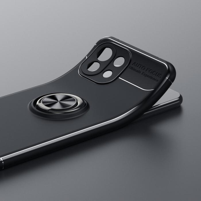 Bild 5, Xiaomi Mi 11 Lite - Ring Skal - Svart/Roséguld