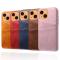 iPhone 13 Mini - KSQ Läder Skal Med Kortfack - Brun