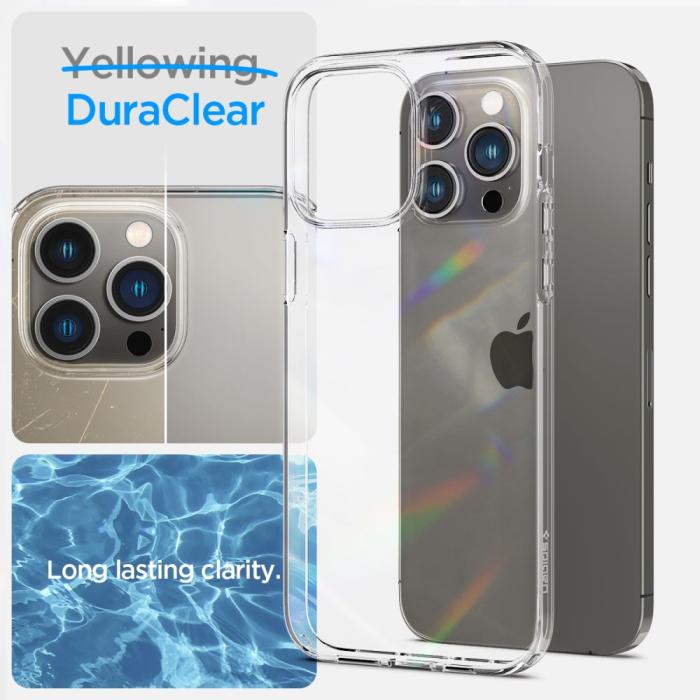 Bild 3, Spigen iPhone 14 Pro Skal + 2-PACK Skärmskydd Transparent