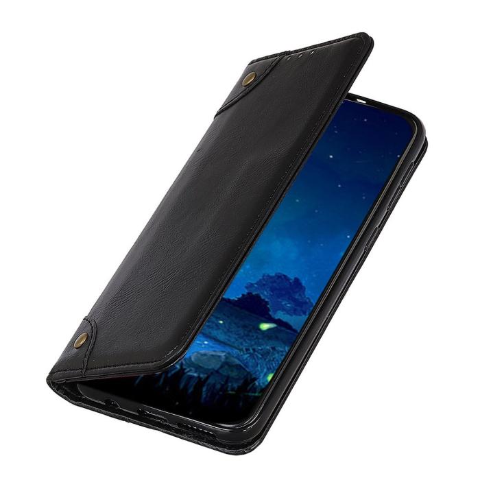Bild 4, Huawei P40 - Split Läder Plånboksfodral - Svart