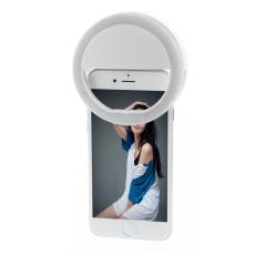 TikTok LED Selfie-Lampa f&ouml;r Mobilen - Vit