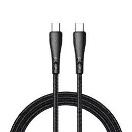 MCDODO Snabbladdare 1.2m USB-C - USB-C Nylon Kabel - Svart