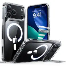 ESR iPhone 17 Pro Max Skal MagSafe Classic Kickstand Transparent