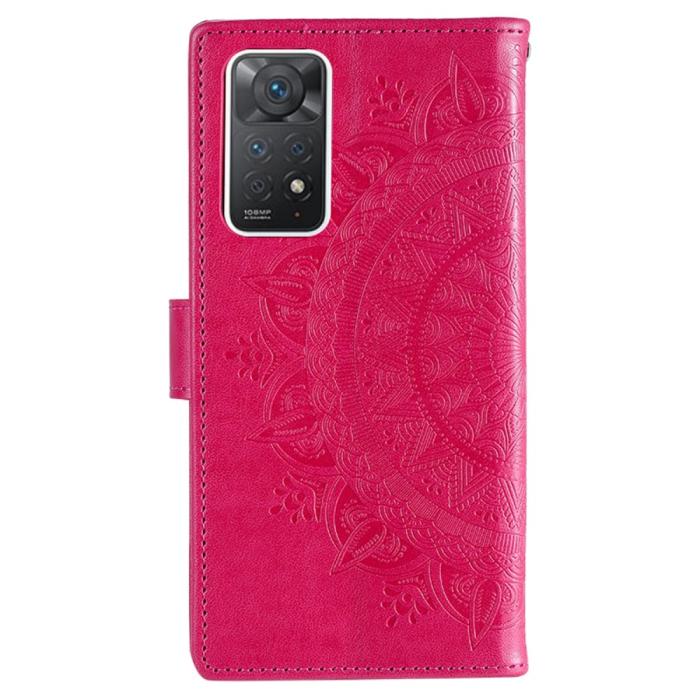 Bild 3, Xiaomi Redmi Note 11 Pro 5G Fodral Mandala Läder Rosa