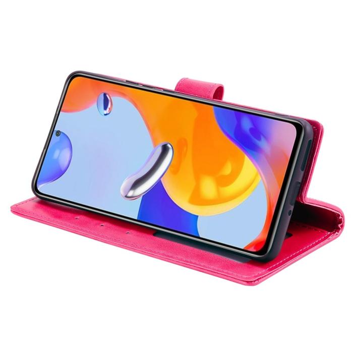 Bild 5, Xiaomi Redmi Note 11 Pro 5G Fodral Mandala Läder Rosa