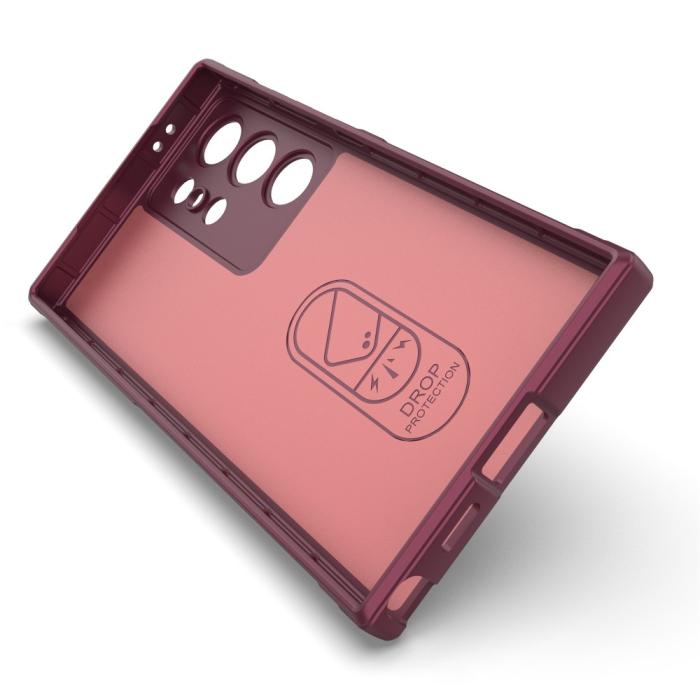 Bild 3, Samsung Galaxy S24 Ultra Skal Magic Shield Vinröd