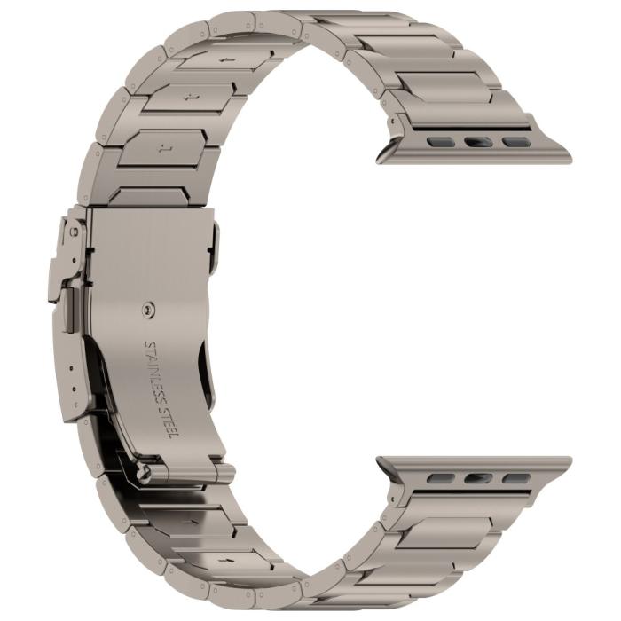 Bild 4, Apple Watch 42/44/45/49 mm Armband Metall Titanium
