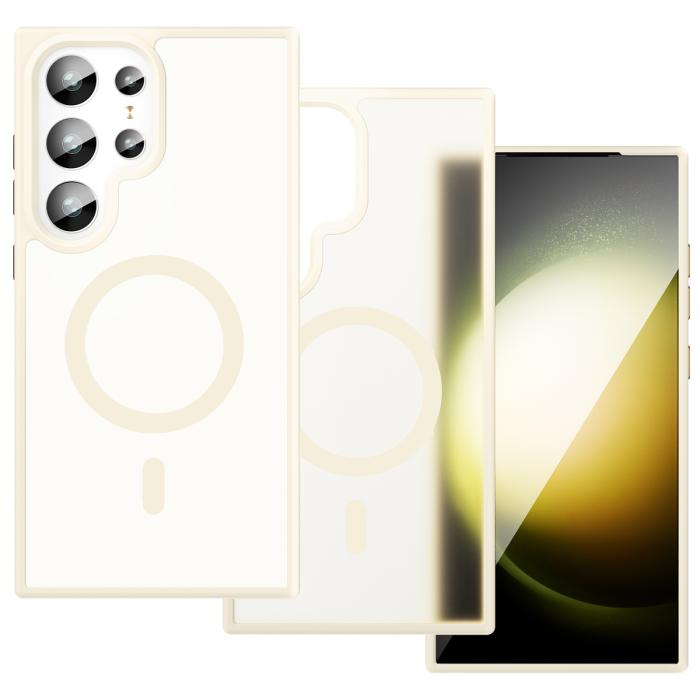 Bild 2, ColorPop Galaxy S24 Ultra Skal CH MagSafe Matt Off White