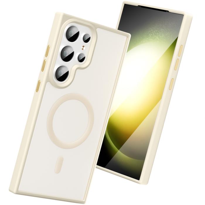 Bild 3, ColorPop Galaxy S24 Ultra Skal CH MagSafe Matt Off White