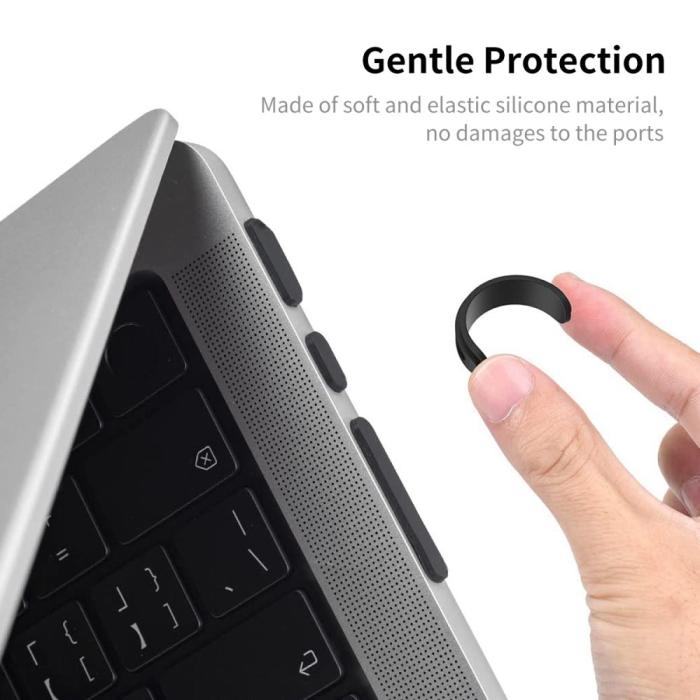 Bild 3, HAT PRINCE Dammplugg Silikon Set MacBook Air 13