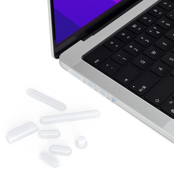 Bild 1, HAT PRINCE Dammplugg Silikon Set MacBook Air 13