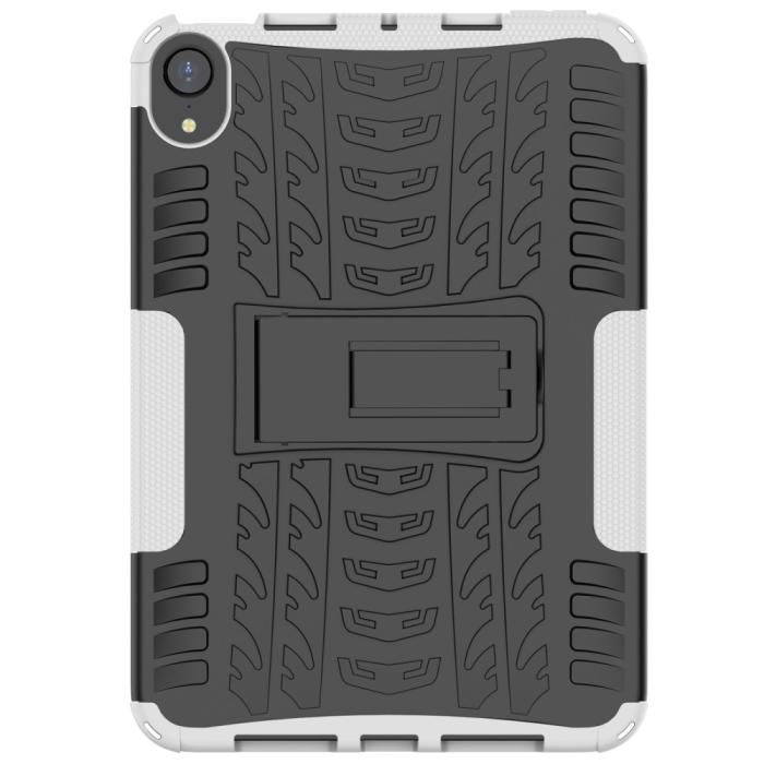 Bild 2, iPad Mini 2024/2021 Skal Rugged Kickstand Armor Vit