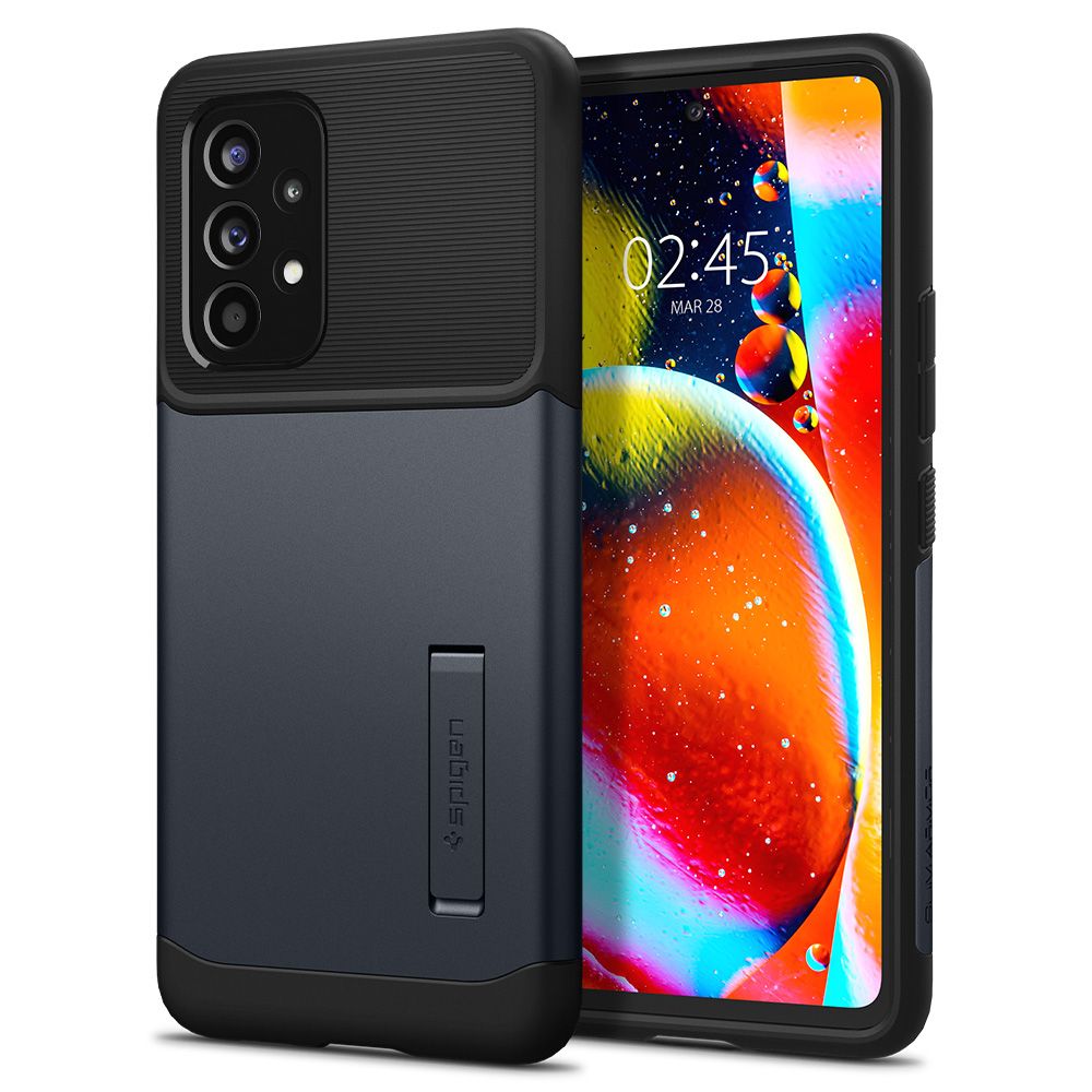 Spigen Samsung Galaxy A53 5G Skal Slim Armor Metal Slate