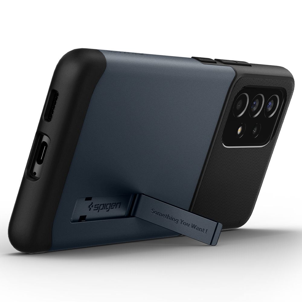 Spigen Samsung Galaxy A53 5G Skal Slim Armor Metal Slate