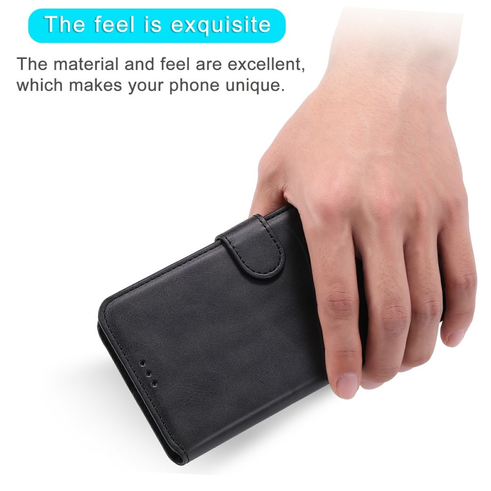 iPhone 13 Pro Fodral Läder Svart