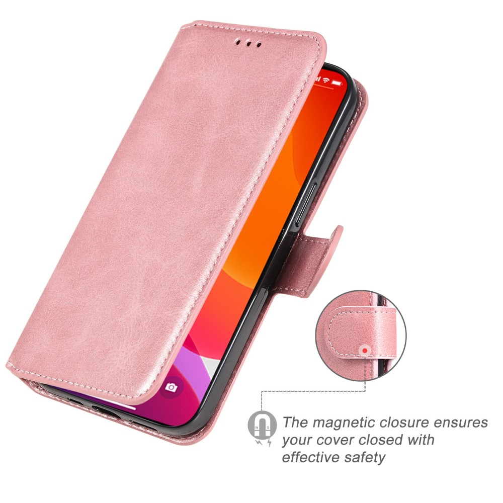 iPhone 13 Pro Fodral Läder Roséguld