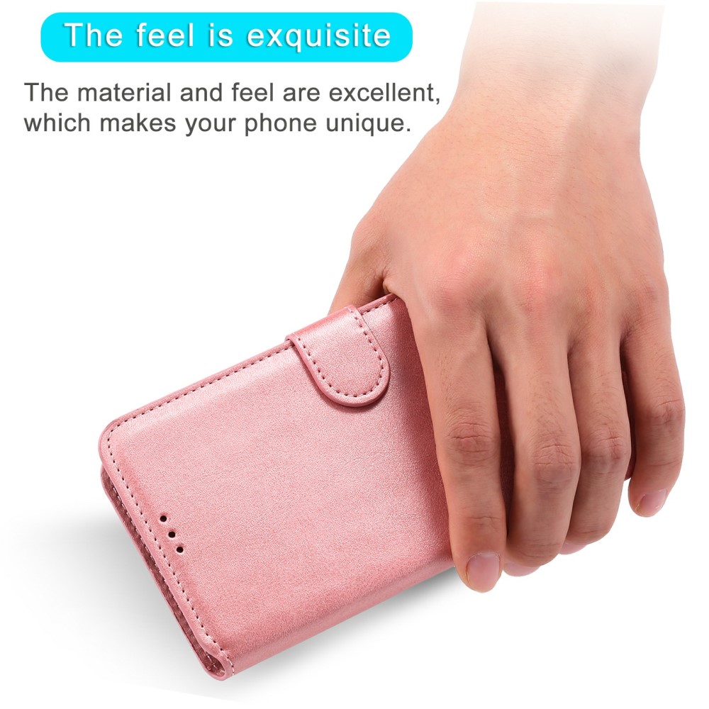 iPhone 13 Pro Fodral Läder Roséguld