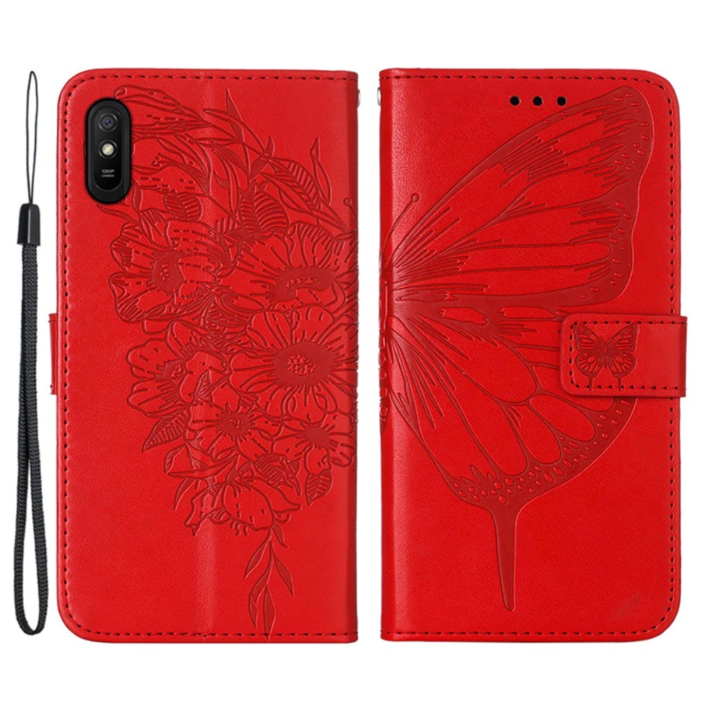 Xiaomi Redmi 9A / 9AT Fodral Butterfly Rd