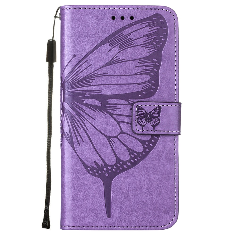 Xiaomi Redmi 9A / 9AT Fodral Butterfly Ljus Lila
