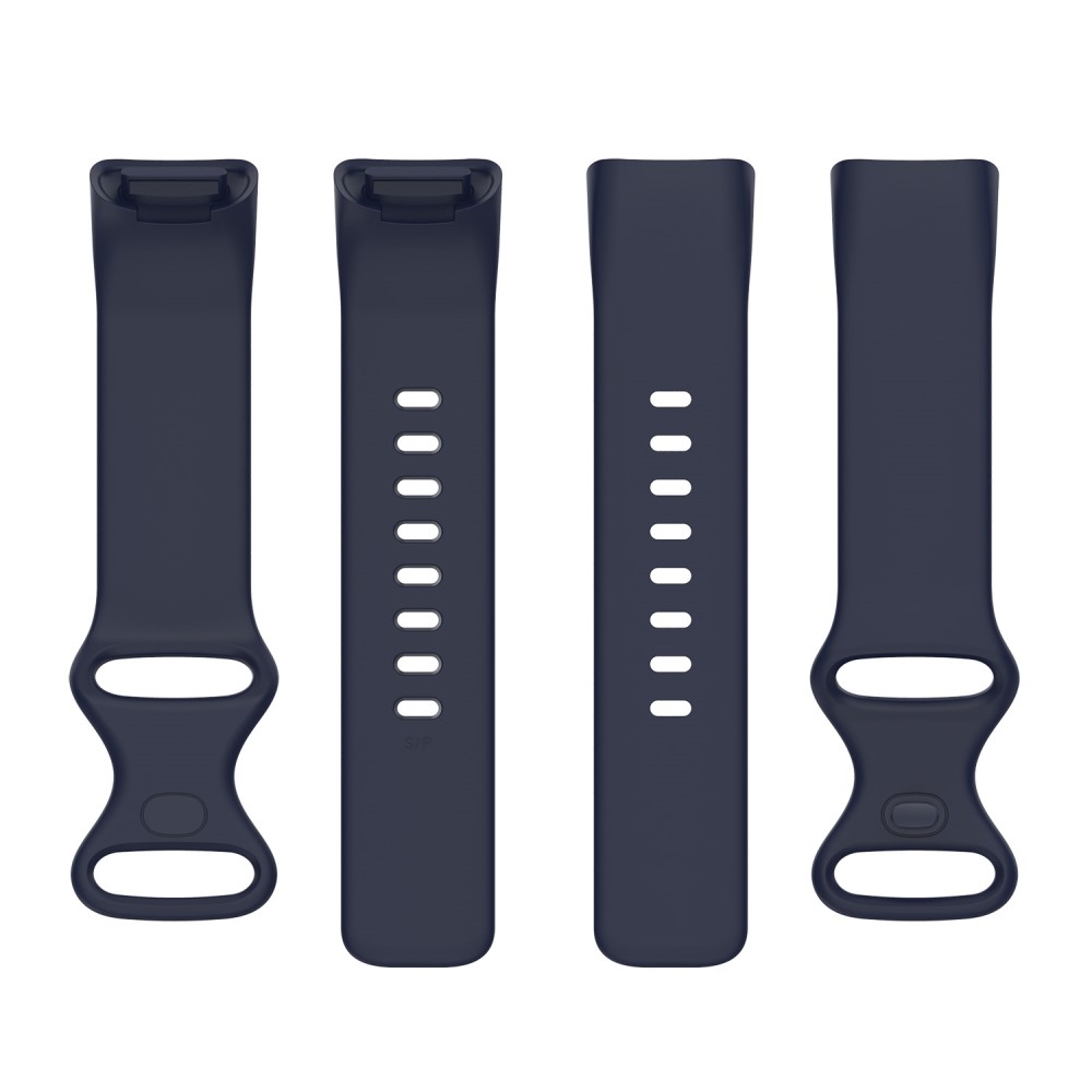 Fitbit Charge 6 / 5 Armband TPU (L) Mrk Bl