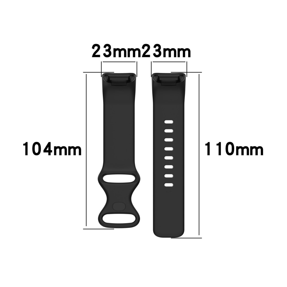 Fitbit Charge 6 / 5 Armband TPU (S) Svart