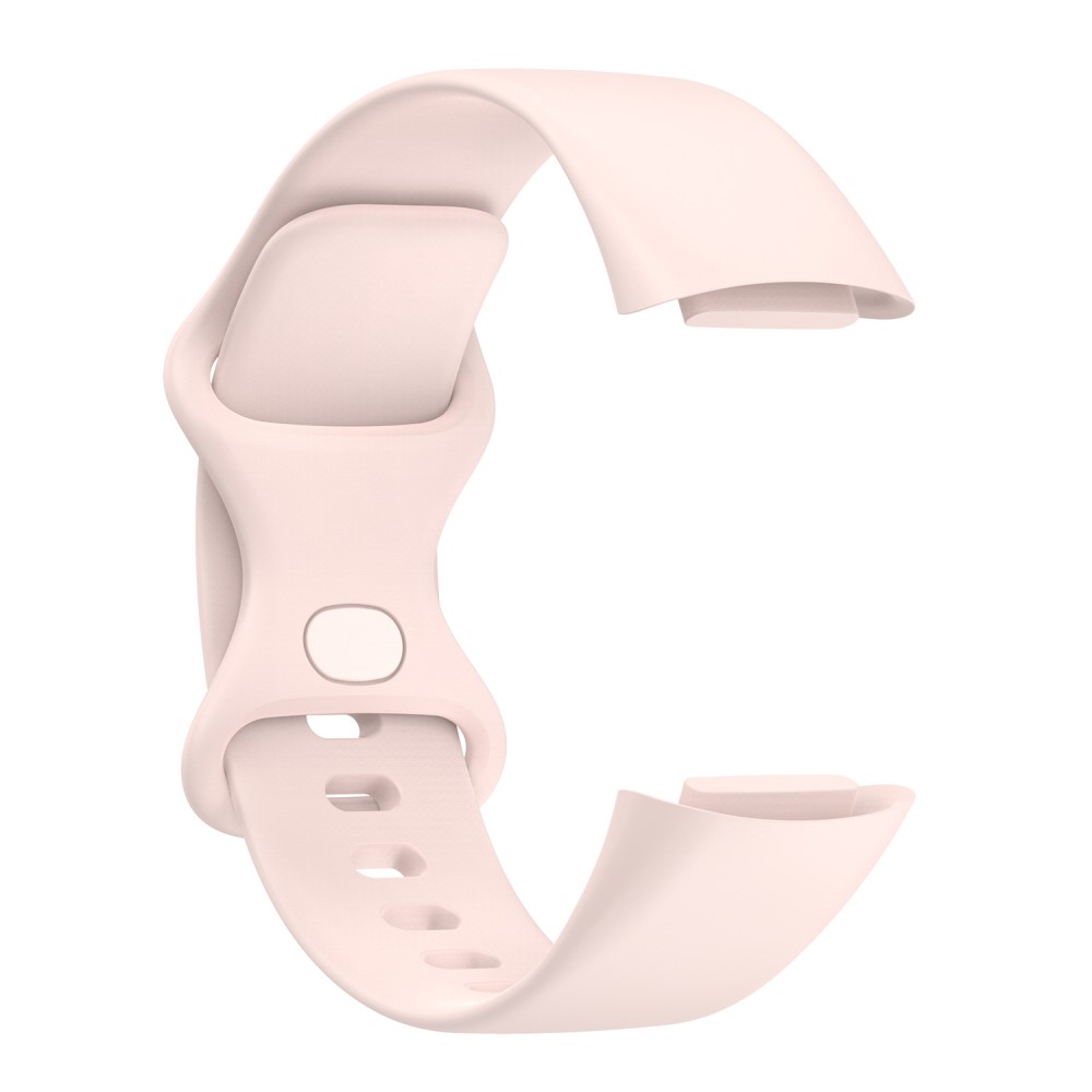 Fitbit Charge 6 / 5 Armband TPU (S) Ljus Rosa