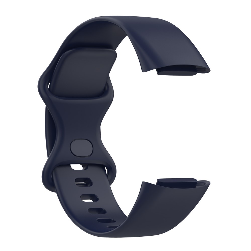 Fitbit Charge 6 / 5 Armband TPU (S) Mrk Bl