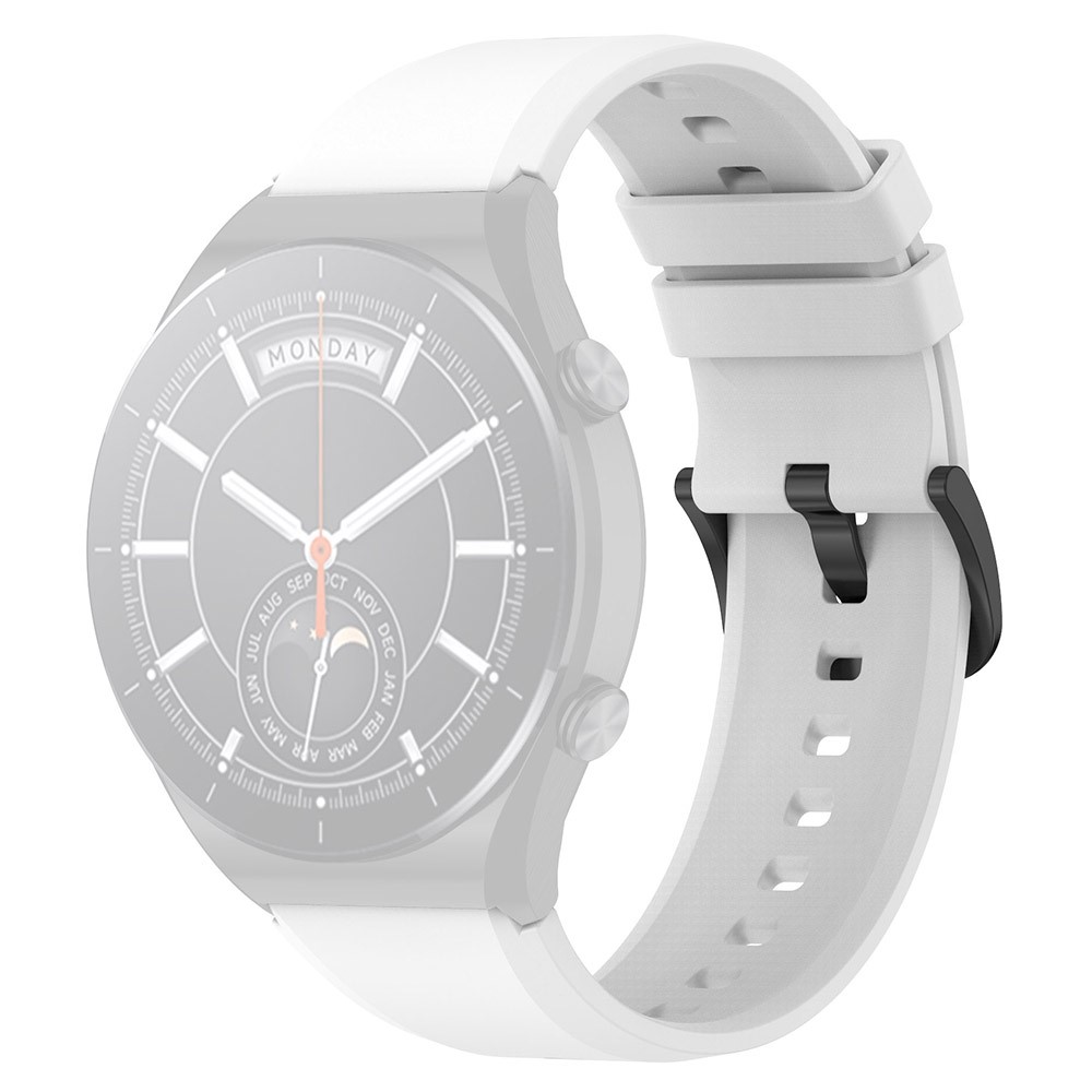 Silikon Armband Smartwatch (22 mm) Vit