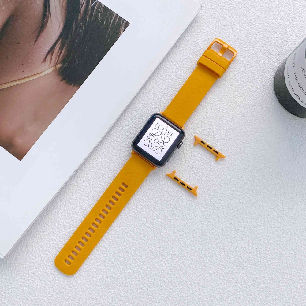 Apple Watch 41/40/38 mm Armband Silikon Orange