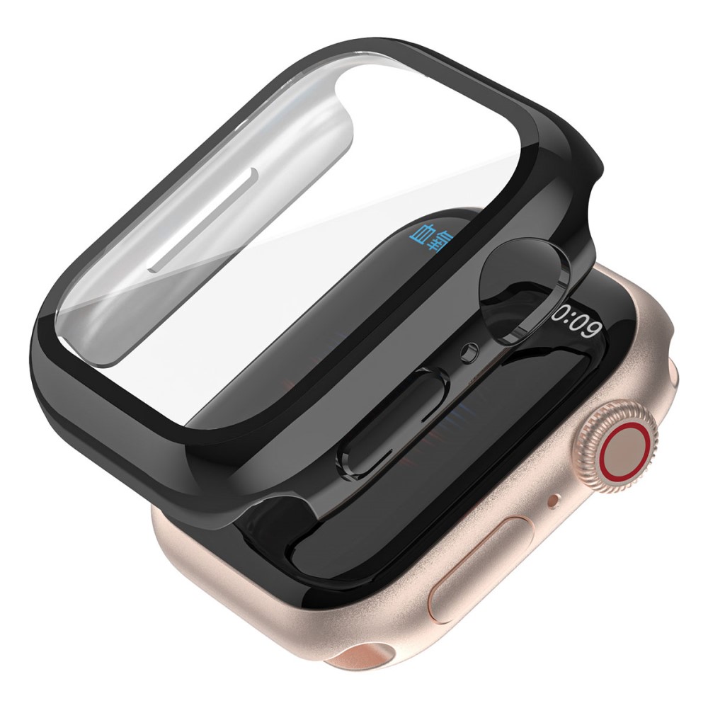Skärmskydd Härdat Glas Skydd Apple Watch 42 mm Svart