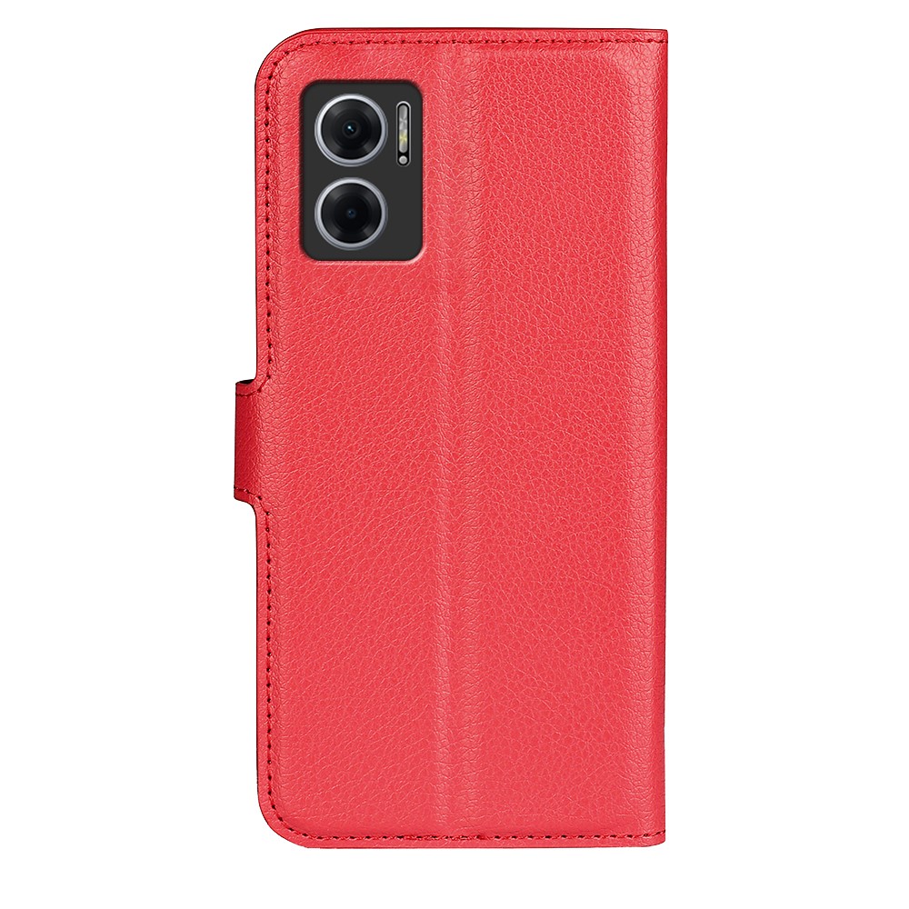 Xiaomi Redmi 10 5G Fodral Litchi Lder Rd