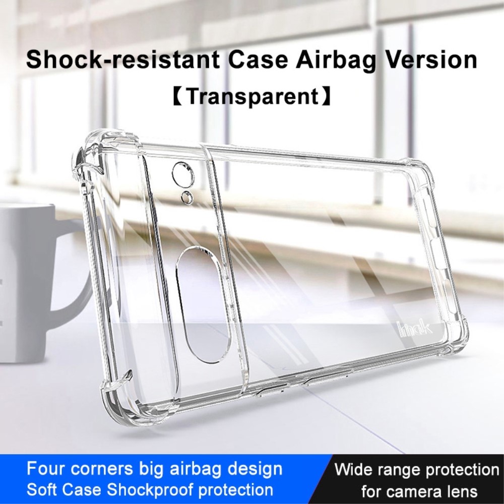 IMAK Google Pixel 7 Skal Shockproof Airbag Transparent