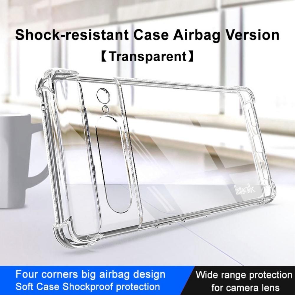 IMAK Google Pixel 7 Pro Skal Shockproof Airbag Transparent