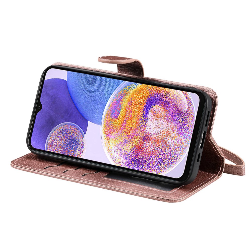 Samsung Galaxy A23 5G 2in1 Magnet/Plnboksfodral Rosguld