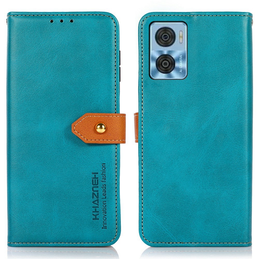 KHAZNEH Motorola Moto E22i Fodral Dual Color Bl