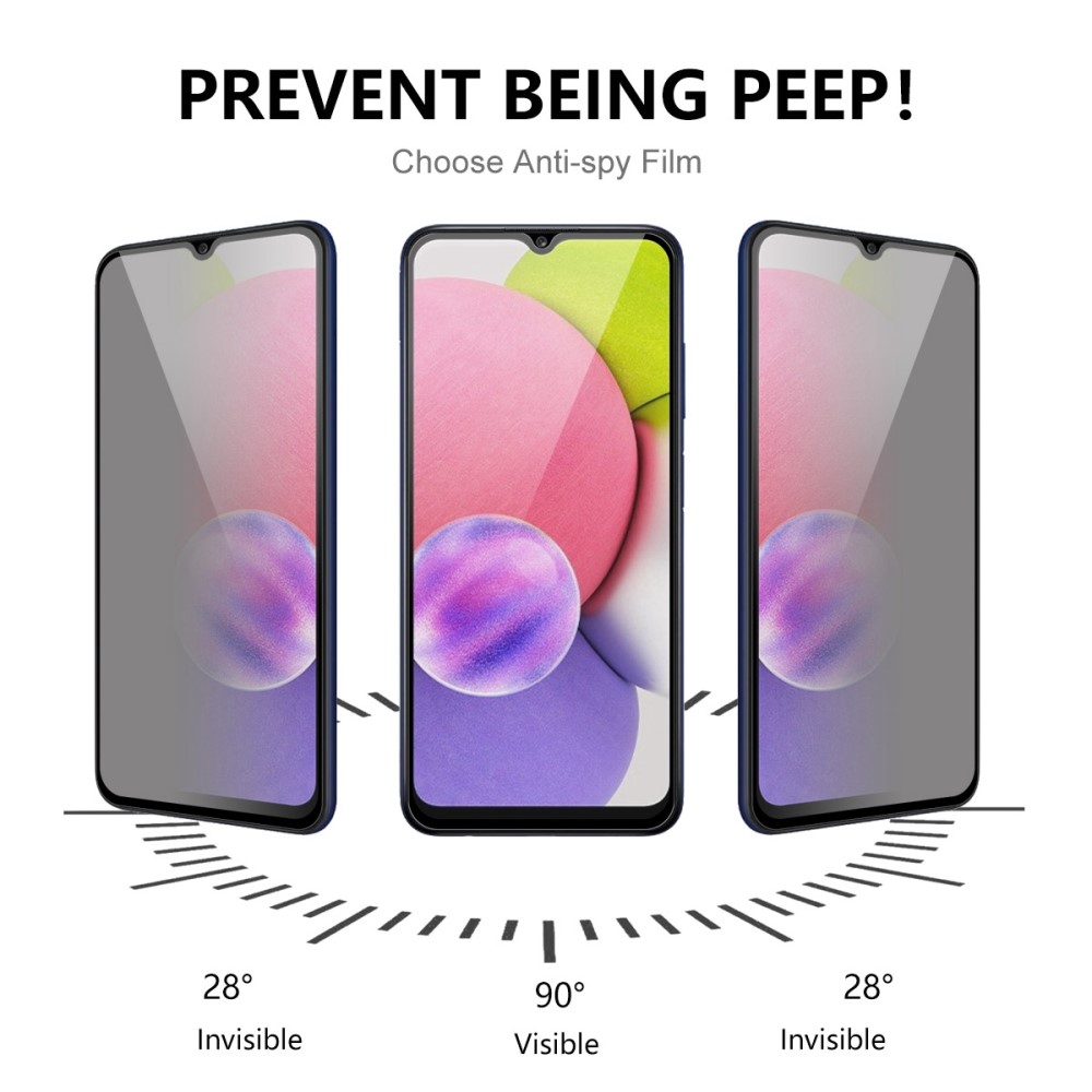 ENKAY Samsung Galaxy A23 5G Skrmskydd Hrdat Glas Privacy