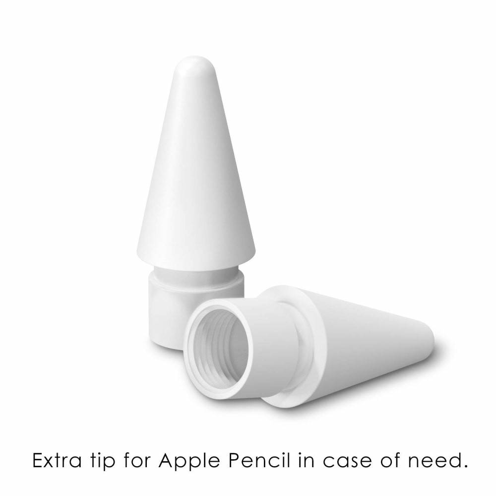 Apple Pencil 1/2 Pennspets / Repacement Tip Vit