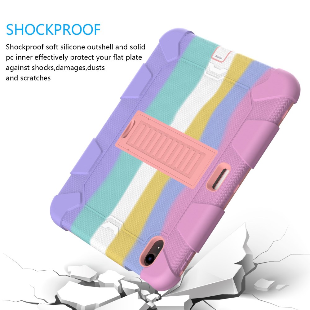 iPad 10.9 2022 Skal Hybrid Shockproof Kickstand Flerfrgad