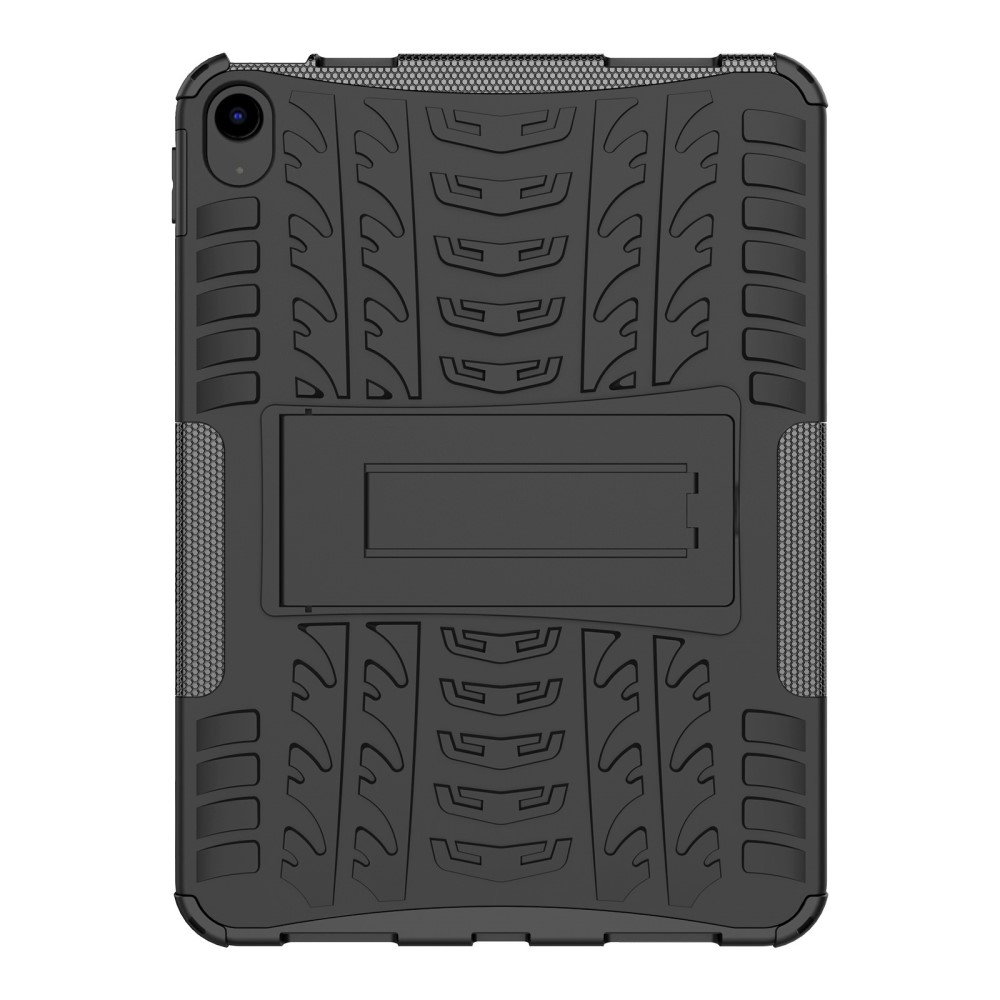 iPad 10.9 2022 Skal Rugged Kickstand Armor Svart