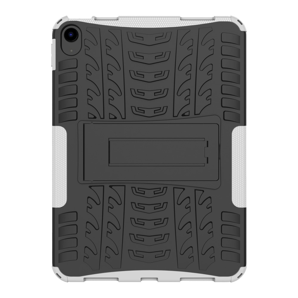 iPad 10.9 2022 Skal Rugged Kickstand Armor Vit