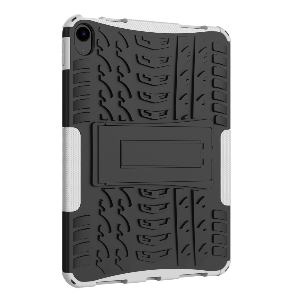 iPad 10.9 2022 Skal Rugged Kickstand Armor Vit