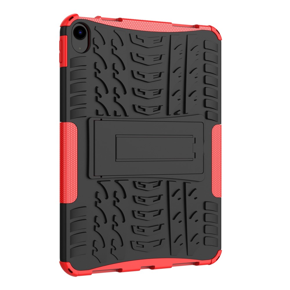 iPad 10.9 2022 Skal Rugged Kickstand Armor Röd